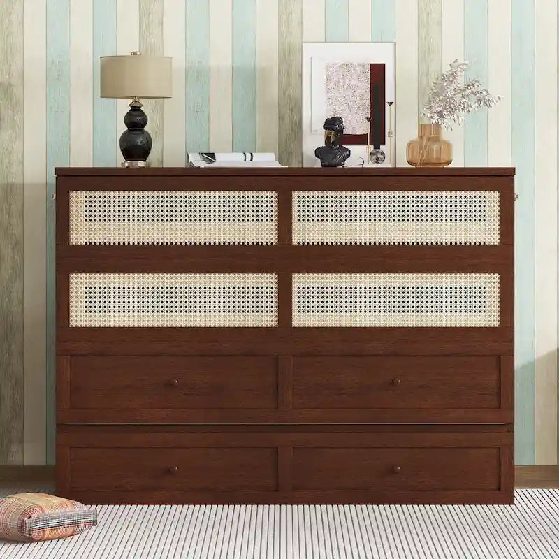Lit Queen Size polyvalent avec rangements intégrés