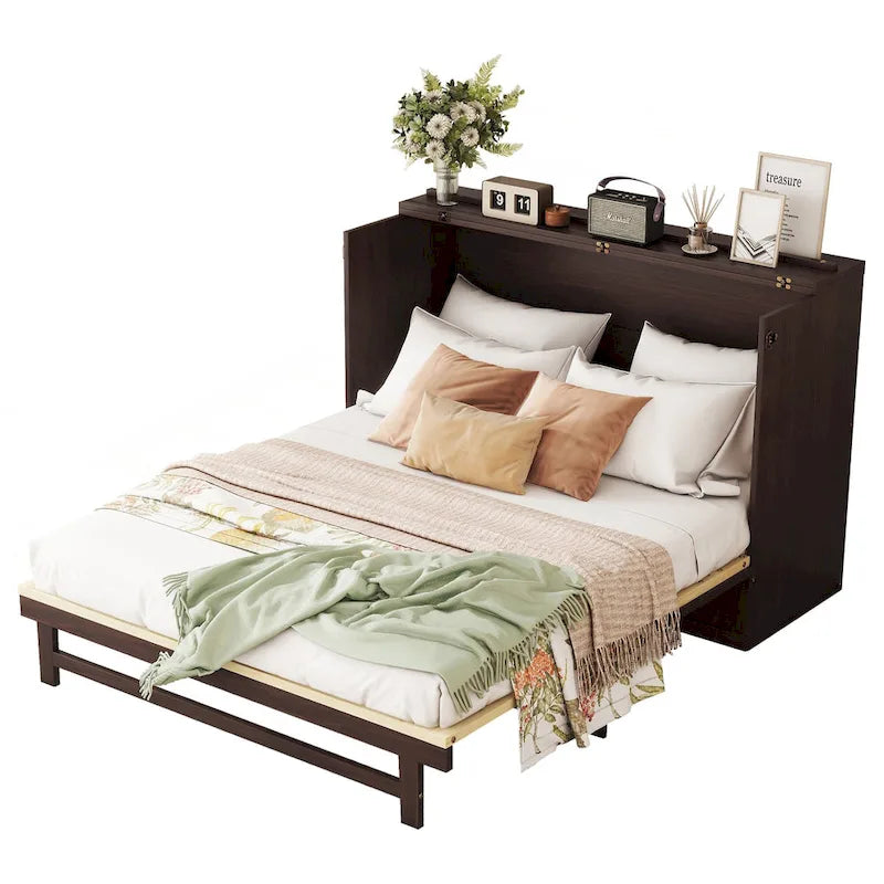 Lit Queen Size polyvalent avec rangements intégrés