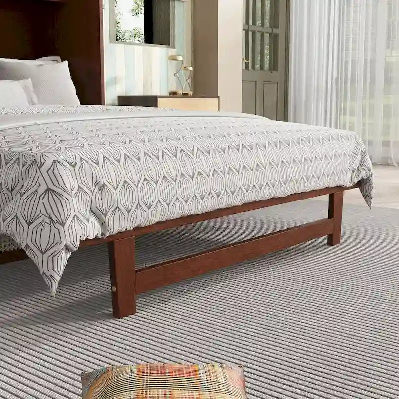 Lit Queen Size polyvalent avec rangements intégrés
