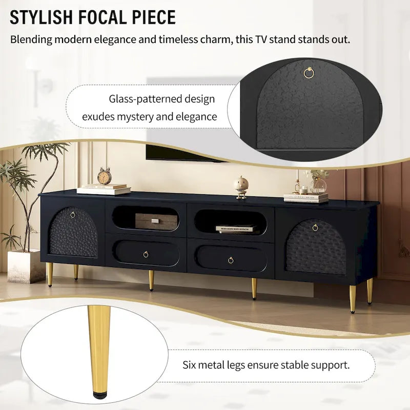 Meuble TV rétro, Meuble console multimédia