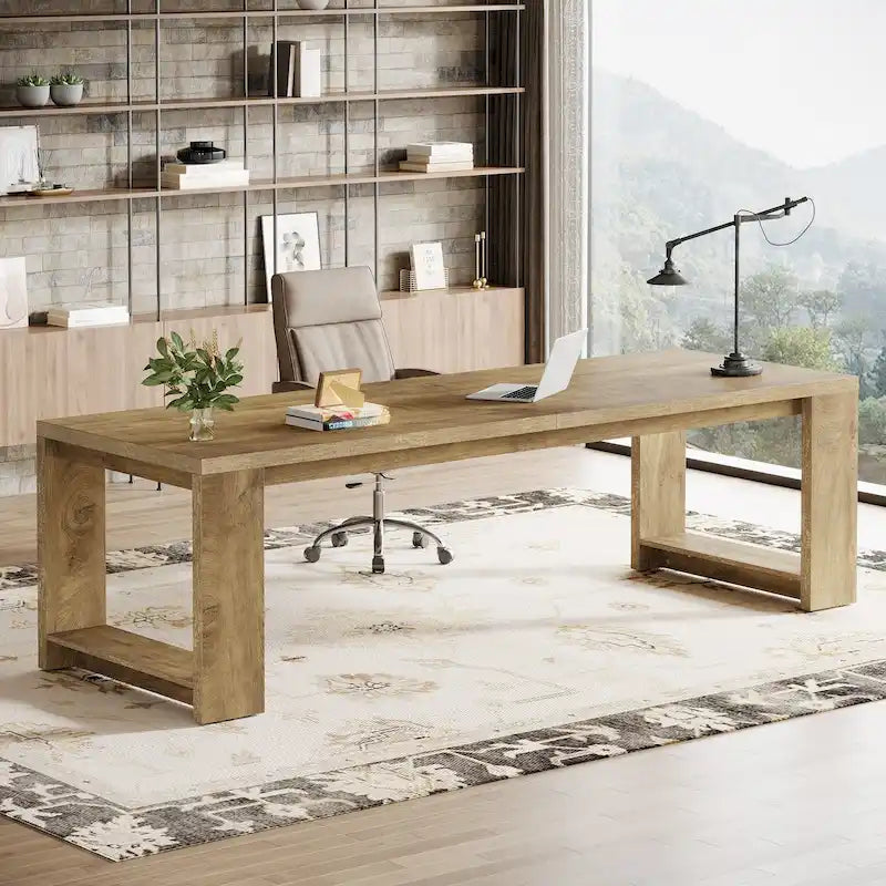 Bureau extra long Table de travail Bureau grande station de travail