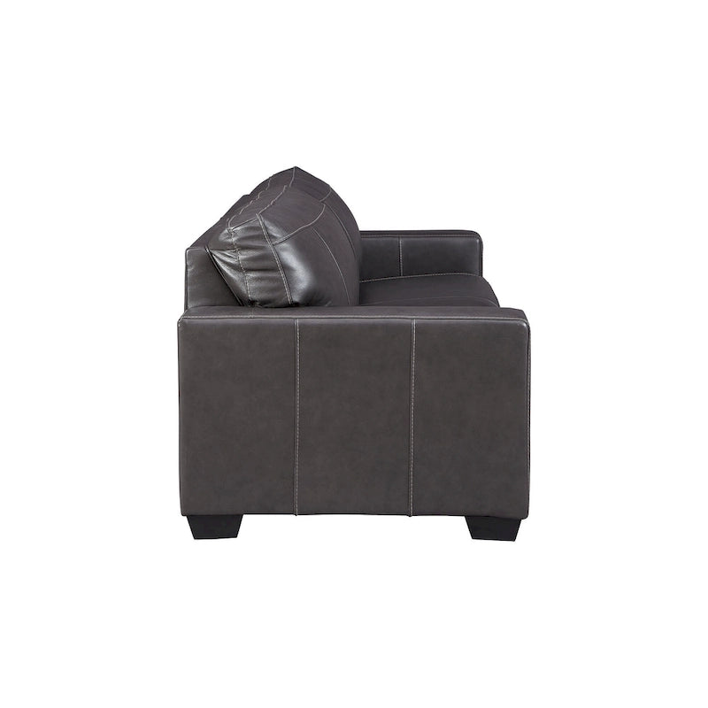 Canapé minimaliste moderne en cuir véritable