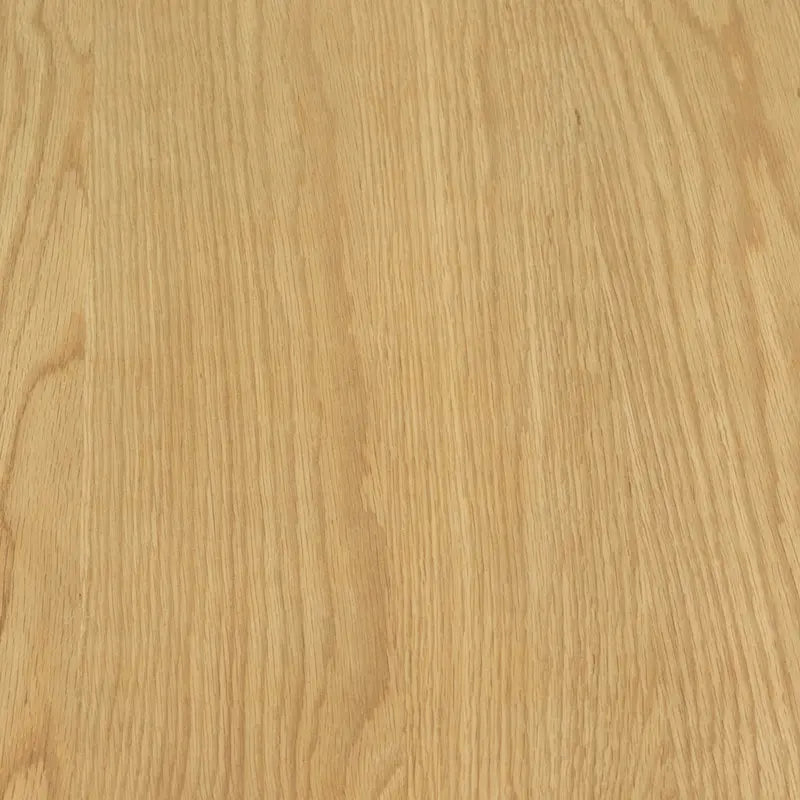 Table à manger ovale en bois massif avec piètement à lattes