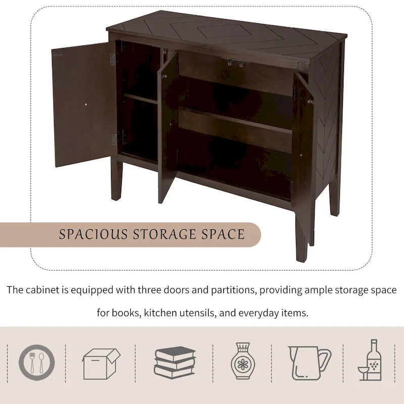 Buffet d'appoint de cuisine de style vintage