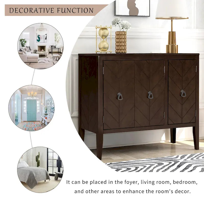 Buffet d'appoint de cuisine de style vintage