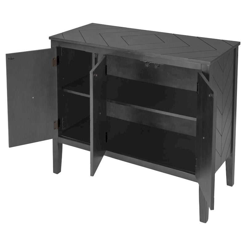 Buffet d'appoint de cuisine de style vintage