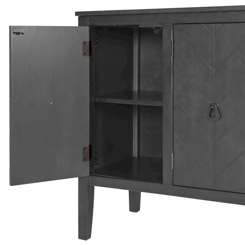 Buffet d'appoint de cuisine de style vintage