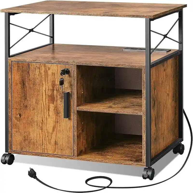Meuble de classement avec station de recharge