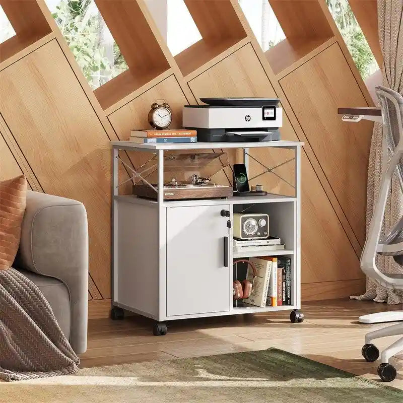 Meuble de classement avec station de recharge